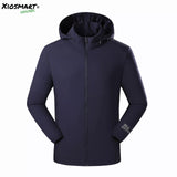 Xiosmart® Veste Refroidissante à Ventilateur veste refroidissante Vêtement-chauffant.com M Bleu foncé manche longue 