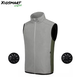Xiosmart® Veste Refroidissante à Ventilateur veste refroidissante Vêtement-chauffant.com M Gris 