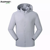 Xiosmart® Veste Refroidissante à Ventilateur veste refroidissante Vêtement-chauffant.com M Gris manche longue 